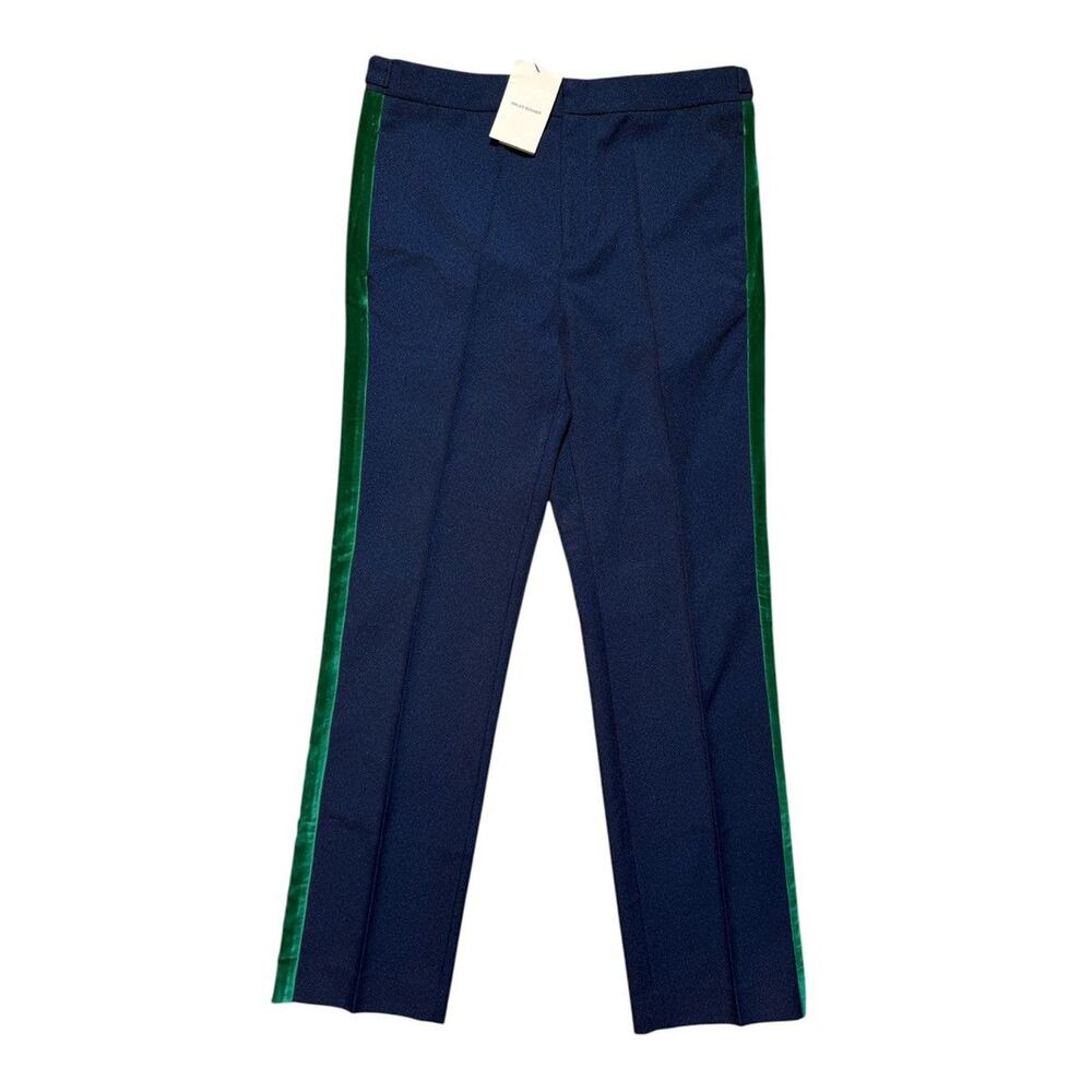 Satin stripe military drill trouser